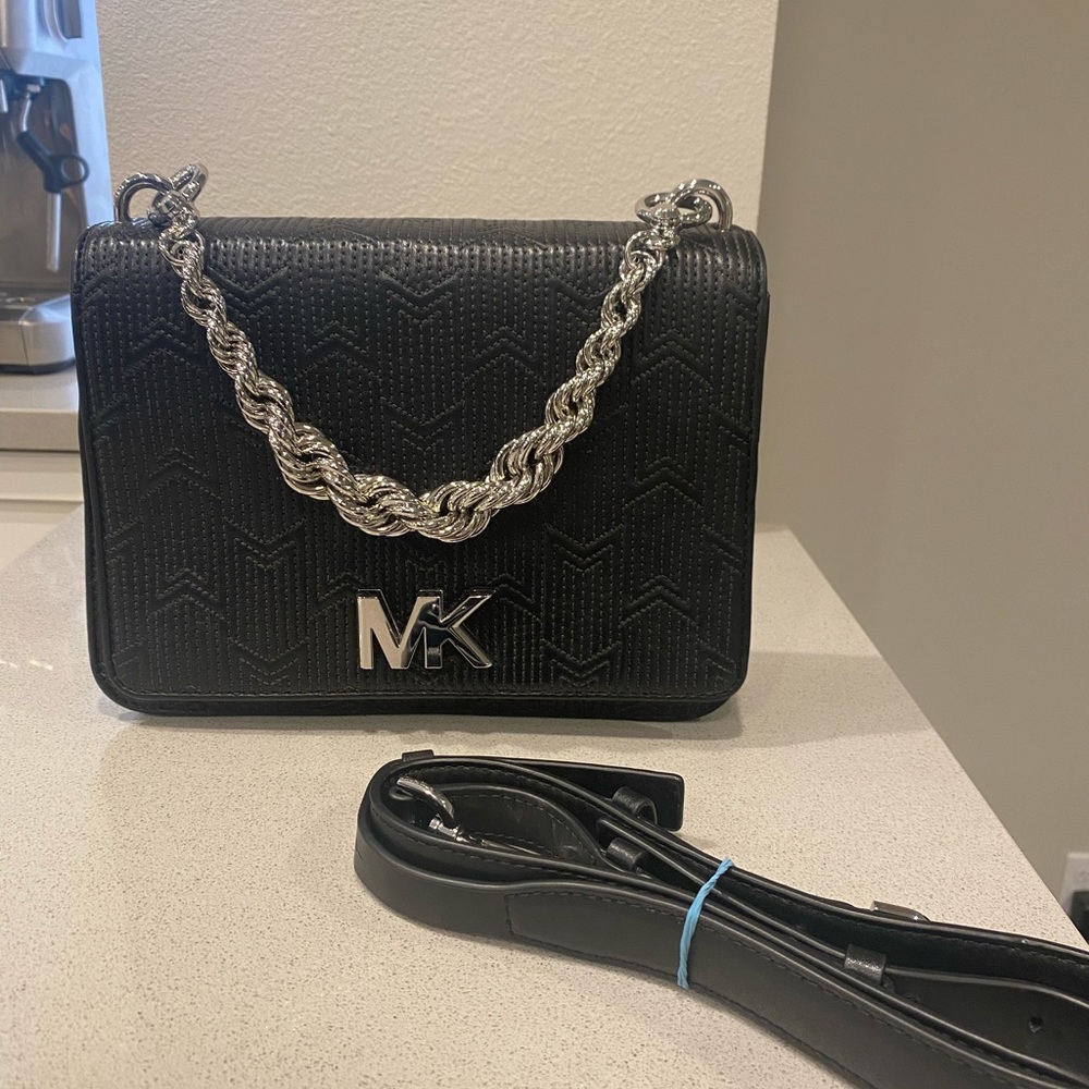 NWT - Michael Kors Mott Black Crossbody Purse